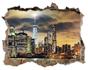 Fototapeta díra na zeď Manhattan New York nd-k-120089530
