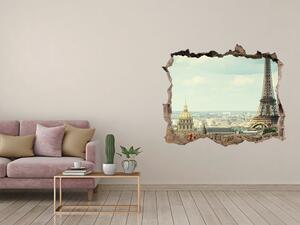 Fototapeta díra na zeď 3D Eiffelova věž Paříž nd-k-120415657