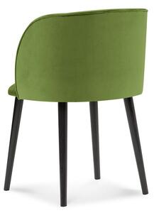 Zelená Sametová židle Aurora WINDSOR & CO
