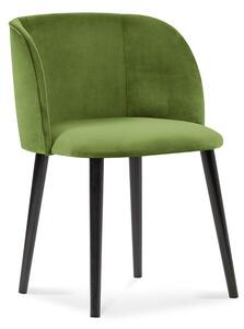 Zelená Sametová židle Aurora WINDSOR & CO