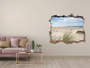 Díra 3D ve zdi nálepka Mřežino pláž nd-k-120152724