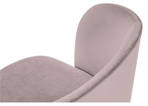 Fialová Sametová židle Aurora WINDSOR & CO