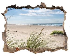 Díra 3D ve zdi nálepka Mřežino pláž nd-k-120152724