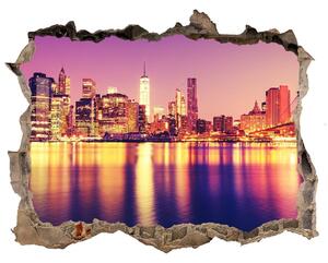 Fototapeta díra na zeď 3D Manhattan New York nd-k-120757721