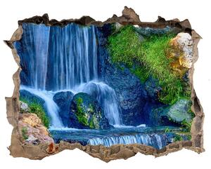 Díra 3D ve zdi nálepka Cihla vodopád nd-k-121317057