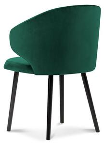 Zelená Sametová židle Nemesis WINDSOR & CO