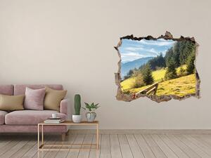 Díra 3D ve zdi nálepka Podzim v horách nd-k-122174743