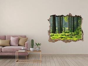 Díra 3D ve zdi na stěnu Smrkový les nd-k-124579847