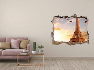 Fototapeta díra na zeď 3D Eiffelova věž Paříž nd-k-126000678