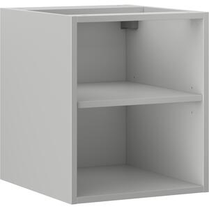 Mexen Box-A, otevřená skříňka s policí 40 cm, šedá matná, 91AX2-0400-470-0-62