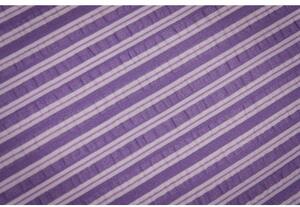 Podpěrová Proužek fialový- metráž bavlna