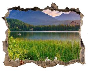 Díra 3D ve zdi na stěnu Jezero v horách nd-k-132044100