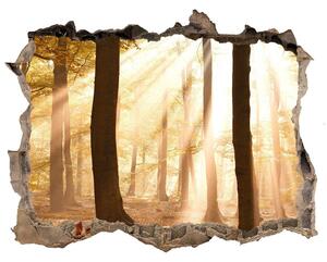 Díra 3D ve zdi nálepka Podzim les nd-k-140215873
