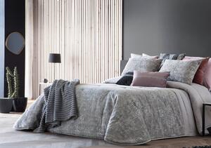 Textil Antilo Přehoz na postel Abby Grey v sadě se 2 povlaky polštářů, šedý, 270x270 cm Rozměr: 270x270 cm