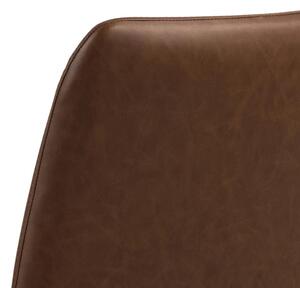 ACTONA Kancelářská židle Naya − hnědá 84 × 57 × 58,5 cm