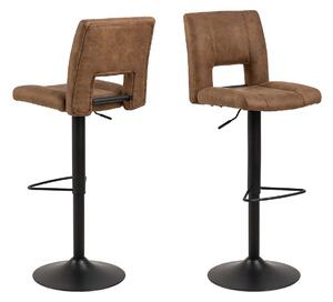 Sada 2 ks − Barová židle Sylvia − hnědá 115 × 41,5 × 52 cm ACTONA