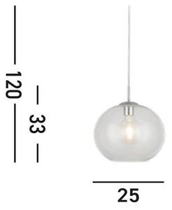 Searchlight 1621AM Závěsné svítidlo BALLS JANTAR průměr 25cm
