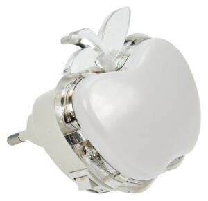 SOLIGHT LED orientační lampička Jablko 0,5W/230V/RGB bílá