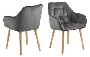 Židle s opěrkou Brooke − 83 × 58 × 57 cm ACTONA