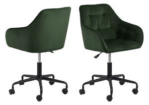ACTONA Kancelářská židle Brooke − zelená 88,5 × 59 × 58,5 cm