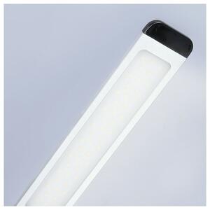 SOLIGHT LED stolní lampička stmívatelná 11W/3000K-6000K/550Lm, broušený hliník, USB port