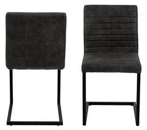 ACTONA Sada 2 ks − Jídelní židle Michelle − šedá 88 × 58 × 49 cm