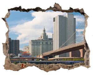 Fototapeta díra na zeď 3D Brooklynský most nd-k-37481066
