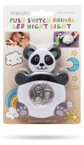 PHENOM Panda, dětská přenosná noční LED lampička na 3 x AAA baterie