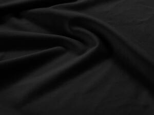 Černá Trojmístná rozkládací sametová pohovka s úložným prostorem Cirrus 215 × 112 × 90 cm WINDSOR & CO