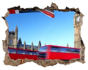 Foto fotografie díra na zeď Autobus v Londýně nd-k-41680227