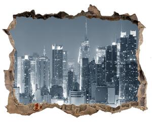 Fototapeta díra na zeď 3D Manhattan New York nd-k-42447200