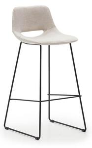 MUZZA Barová židle mira 76 cm bílá