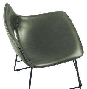 Barová židle mira 65 cm zelená