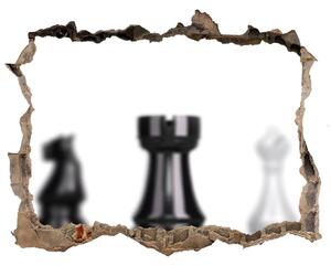 Samolepící díra na stěnu Šachová figurka nd-k-51328611