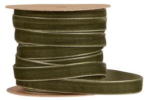 Ib Laursen Sametová stuha Moss Green - 10 m IBL351