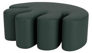 HEM Pouf Palma Large, Dark Green Leather