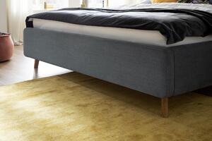 Čalouněná postel lemina s úložným prostorem 180 x 200 cm modrá