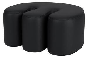 HEM Pouf Palma Medium, Black Leather