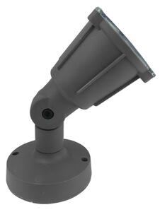 ACA Lighting Venkovní nástěnný reflektor KERTGU10G max. 5W LED/GU10/230V/IP54, šedý