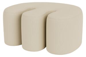 HEM Pouf Palma Medium, Eggshell