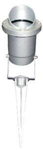 ACA Lighting Zahradní reflektor SPIKER HI7183 max. 35W/GU10/230V/IP65, šedý