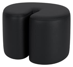 HEM Pouf Palma Small, Black Leather
