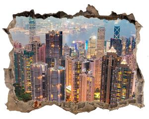 Fototapeta díra na zeď 3D nálepka Hongkong nd-k-52987646