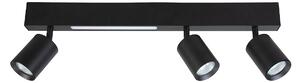 Stropní svítidlo Magnet, 3x černé kovové stínítko + 1x LED 5W, b