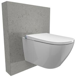Sprchovací WC BERNSTEIN Basic 1104 - sprcha pro ženy i muže, rimless - bílá