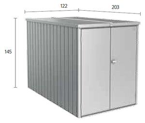 Biohort Multifunkční úložný prostorný box Minigaráž (tmavě šedá metalíza) Minigaráž (3 krabice)