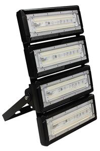 ACA Lighting LED venkovní slim reflektor MAGNUM 200W/230V/5000K/20000Lm/60°/IP66/IK8, černý