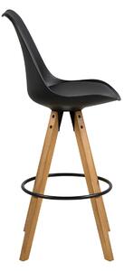 Černá Barová židle Dima 111,5 × 48,5 × 55 cm ACTONA