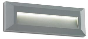ACA Lighting LED přisazené svítidlo SLIM 2W/230V/3000K/120Lm/55°/IP65/IK08, šedé