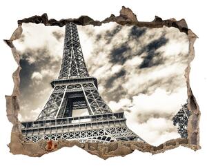 Fototapeta díra na zeď 3D Eiffelova věž Paříž nd-k-57669652
